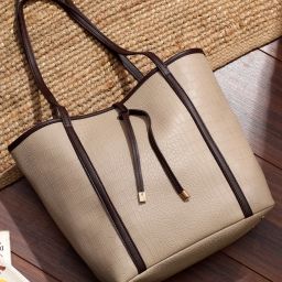 Women Beige Tote-image-21