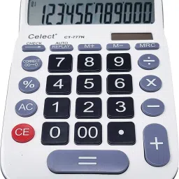 CT-777N 1 Celect 12 Digit Electronic Calculator | 2 Way Power | Large Display (CT-777N) Basic Calculator-18