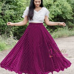 Polka Print, Digital Print Stitched Lehenga Choli-image-8