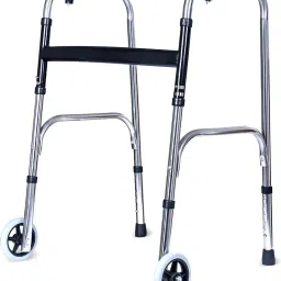 TF895W I Zigzag Walker with Wheels I Stainless Steel I Foldable I Lightweight Walking Stick-12