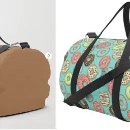 20 L Gym Duffel Bag - Stylish Printed Duffle Bag Combos - Multicolor-image-52