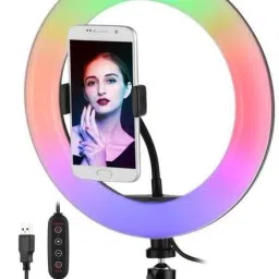 Wrapo RGB LED Ring Light Dimmable with 21 Colours Ring Flash-picture-10