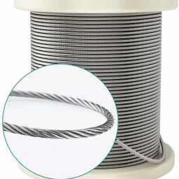 artic height GYM Machine Wire with Complete Locking System (6mm - 10 Meter) Transparent Climbing Pulley image 3