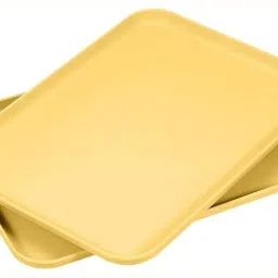 wheat Straw Fast Food Tray (31CM, Gold, Pack of 2) Tray-30