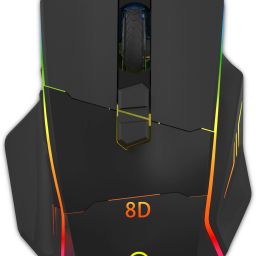 SWAPITECH Shooter 8D Programmable Buttons DPI 12800 Polling Rate 1000Hz 14 RGB Effects Wired Ergonomic OpticalGaming Mouse-19