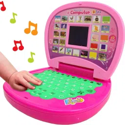Battery Operated Educational Learning Laptop Toy with LED Display and Music-36
