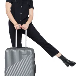 Medium Check-in Suitcase (67 cm) 4 Wheels - Cairo - Silver-image-73