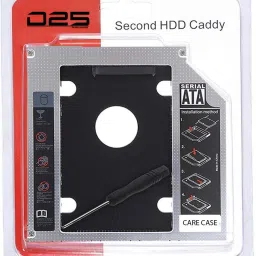 D25 Universal 12.7mm SATA to SATA 2nd SSD HDD HardDrive Caddy AdapterTray Enclosures 2.5 inch SATA 2nd 2.5'' Hard Drive Caddy for 12.7mm Universal CD/DVD-ROM-39