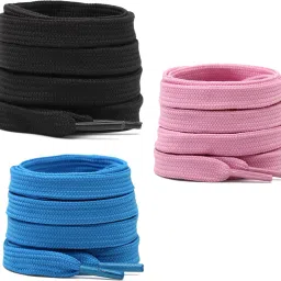 house of common Shoe lace Black Blue Pink flat 120cm shoe laces for canvas sneakers shoes Shoe Lace-image-40