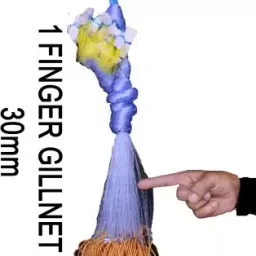 1 FINGER 30mm GILLNET LEAD SINKER,HEIGHT 5F, UP LENGHT 50F, DOWN LENGHT 100F Fishing Net-4
