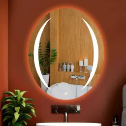 Decorative LED Wall Mirror With Touch Sensor for Bathroom Living Rooms Corridor Bathroom Mirror-image-79