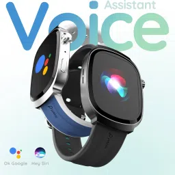 Pebble Axis 1.96" Amoled Display, Quick Notification, AOD, BT Calling, Rotating Crown Smartwatch image 5