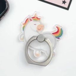 befunky Finger Ring for All Mobile Phone and Tablet (Universal) Rainbow Unicorn (R630) Mobile Holder-27
