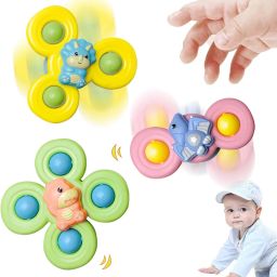3-Piece Spinner Toy Set for Babies: Perfect for Bathtub, High Chair Tray-image-8