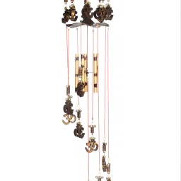 Lucky Antique Om Wind Chimes for Positivity Peaceful Sound for Home & Gift Aluminium Windchime-image-64
