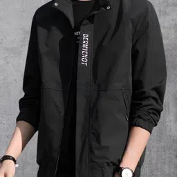 kajar Men Solid Bomber Jacket-picture-6