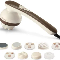 RLN Lifelong LLM180 Handheld Full Body Massager for Pain Relief, 9 Massage Heads for Back, Foot, Hand, Neck, Shoulder Massager-image-31