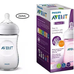 philips avent 260ml Natural Feeding Bottle With 260ml Natural 2.0 Pink Feeding Bottle - 520 ml-picture-15
