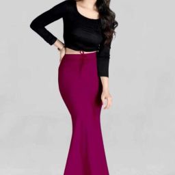 qunootcloset Petticoat10 - Purple Cotton Blend Petticoat-image-36