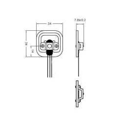 50kg Half-bridge Experiments Body Scale Load Cell Sensor image 5