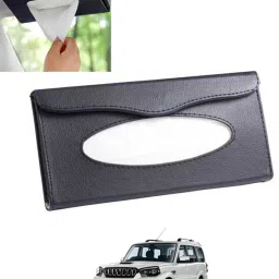 Universal Leatherite Rectangle Black Tissue Box For Car/office/Home-239 Vehicle Tissue Dispenser-image-101