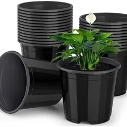 Spoton Hub Pots-5.5"Inch | Round Garden Plastic Planters Plant Container Set Plant Container Set-image-38