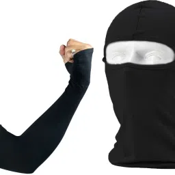 Arm-Elbow Sleeves, Unisex Full Face Mask Anti Pollution Dust Sun Protection Combo-18