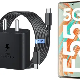UXE 45 W Quick Charge 5 A Wall Charger for Mobile with Detachable Cable-54