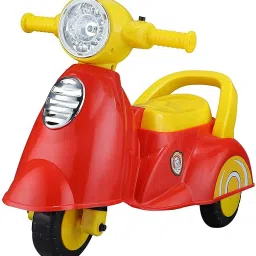 Manual Push Scooter Ride On with Musical Horn & Light For Kids Age 1 to 3 Years Rideons & Wagons Non Battery Operated Ride On-24