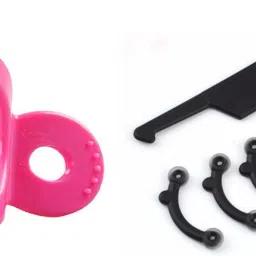 Combo 3D Nose up & Pink Butterfly Nose Up Clip Shaping Lifting Bridge Straightening Nose Up Beauty Clip High Lifting Clipper Correction Shaper For Shaping Beauty Tool ( Pack of 2) Nose Shaper-13