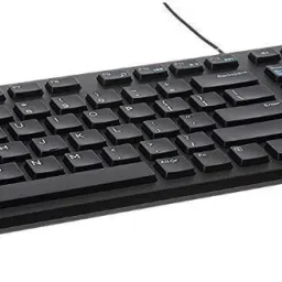 DELL KB216 USB Wired Keyboard Wired USB Standard Desktop Keyboard Compatible with Desktop, Laptop, Mac stand support,multimedia_keys image 2