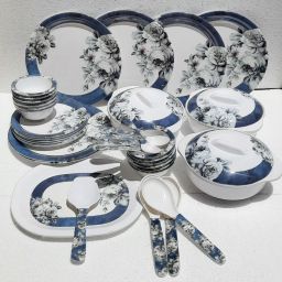 Pack of 41 Melamin SILVERROCK Dinner Set-image-64