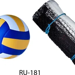 Superb Quality Volleyball With 2 Needle and Net Nylon DP-181 Volleyball Kit-picture-1