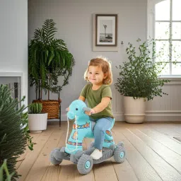 Baby Horse Rider and Rocker for child Age 1-3 Birthday Gift for Kids rideon toy Baby Horse Rider for Kids 1-3 Years Birthday Gift Horsey Rocker Ride-on Toy Tricycle-picture-19