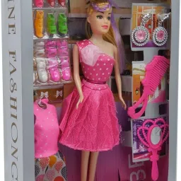 Shine Dolls for Girl’s Surprise Moveable Doll Set with Beautiful Accessories-T09-image-38