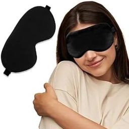 Premium Velvet Eye Mask for Sleeping|Eye mask with elastic strap for men women-picture-13