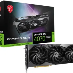 MSI GeForce RTX 4070 SUPER 12G GAMING X SLIM GDDR6X 12 GB NVIDIA Chipset 192 bit 2640 MHz Graphics Card-17