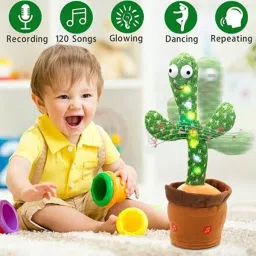 Dancing Cactus Toy Talking-Cactus Plant Plush Toy Voice Repeat,Dancing,Recording-18