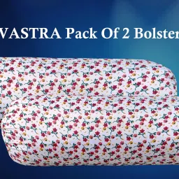 Best Quality For Hotel ,Home and Office use Cotton Stripes Bolster Pack of 2-image-35