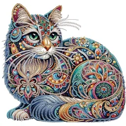 5D Special Shape Diamond Art Kits for Beginners, Diamond Painting Kits for Adult-image-1
