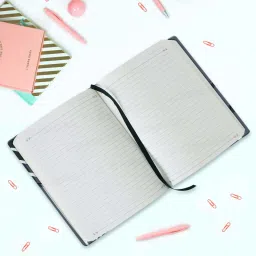 jhingalala Tie Print Hard Bound Undated A5 Diary Notebook (20 X 14.5 CM, 80 GSM, 190 Ruled Perforated Pages) Diary for Writing, Gift for Friend, Personal Diary A5 Diary Ruled 190 Pages image 3