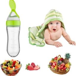 Urban Baby Spoon Feeder Easy terilize & Travel - Silicone (Pink)- Silicone-14
