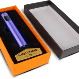 MOOZMOB Sleek Rechargeable Electric Flameless Lighter with On/Off Touch Sensor Plasma Lighter Butane Free Non Gas Refillable Lighter for Smoking Windproof Cigarette Lighter-10