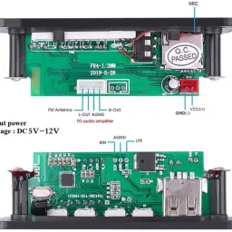 Gadget Hero's Audio Player MP3 Decoder Board 12V Module With Remote. FM, USB & Bluetooth Connectivity. AM5 MP3 Player image 4