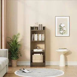 3-Tier Modern Multipurpose Bookshelf | Storage Organizer for Home, Office & More Engineered Wood Open Book Shelf-11