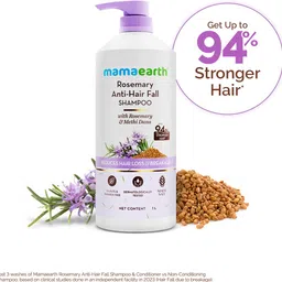 mamaearth Anti-Hair Fall Shampoo with Rosemary & Methi Dana for Reducing Hair Loss-picture-3