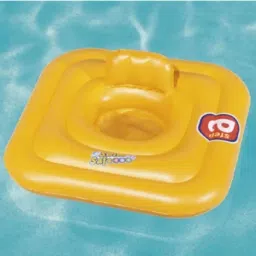 Swim Safe (IND*53) Baby Support Step A 76Cm Yellow With Free Pump Inflatable Swimming Safety Tube-37