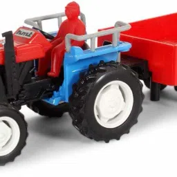 New Tractor with Trolley, Pull Back Action, Durable Quality, No Sharp Edges-8