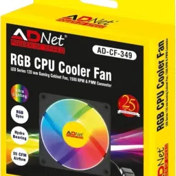 ADNet AD-CF-349 LED SERIES 120 MM GAMING CABINET FAN Cooler-11