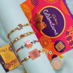 Kids RAKHI477-MC Assorted Rakhi Set-14